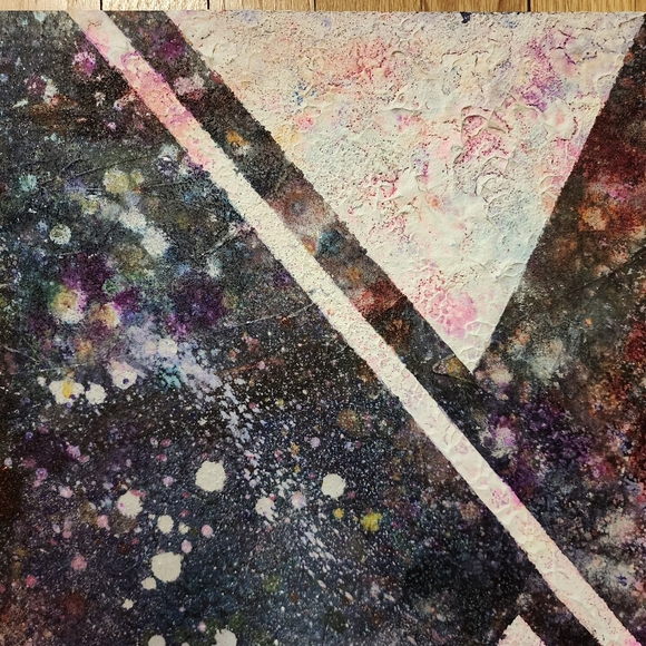 HANDCRAFTED Abstract Painting HANDMADE Wall Art Decor HANDPAINTED Artwork - Picture 5 of 17